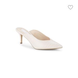 Saks Fifth Avenue Algebra Croc Mules